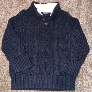 Gap Toddler Cable Knit Mockneck Sweater